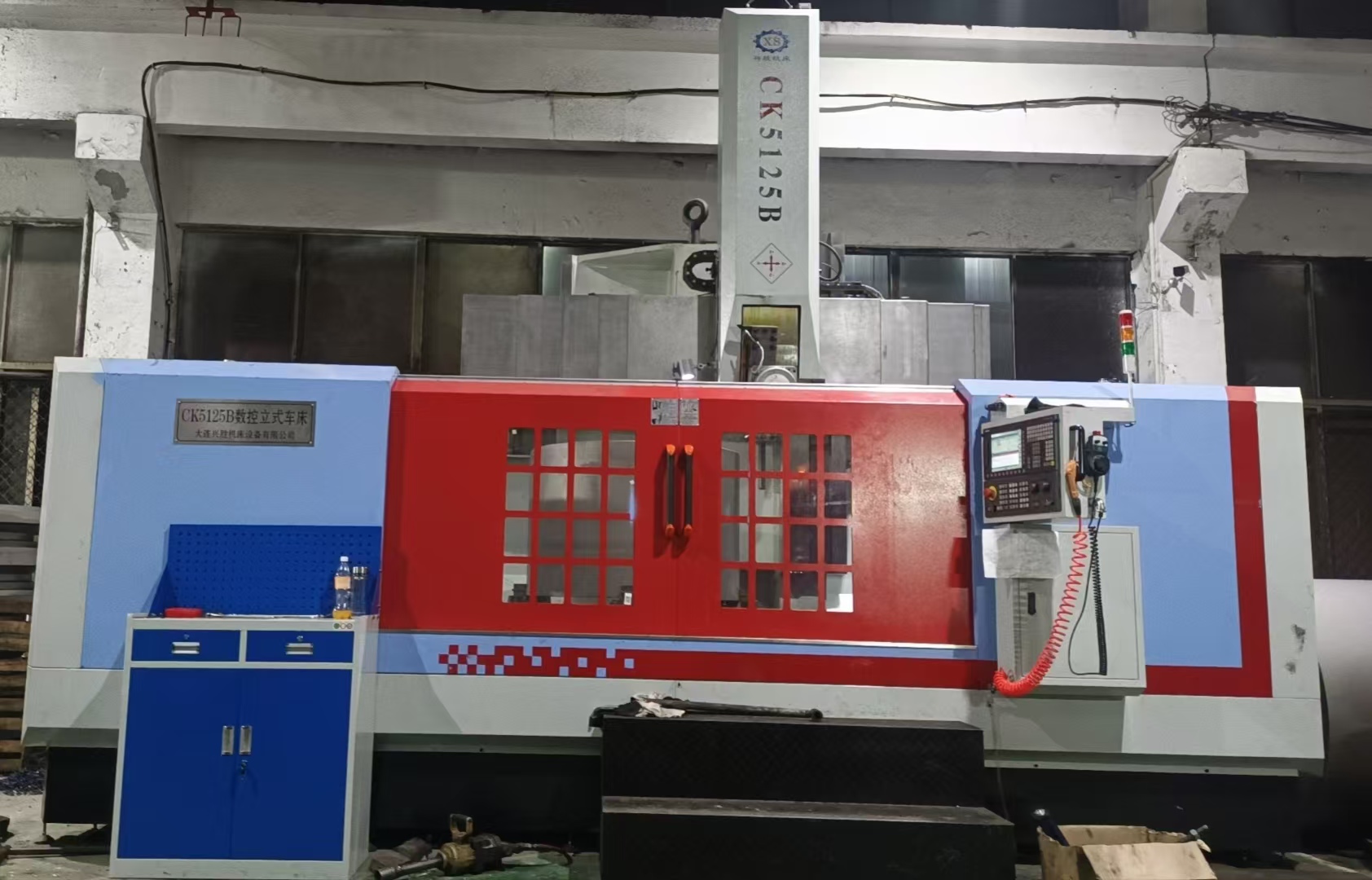 CK5125B半封闭单柱数控立车